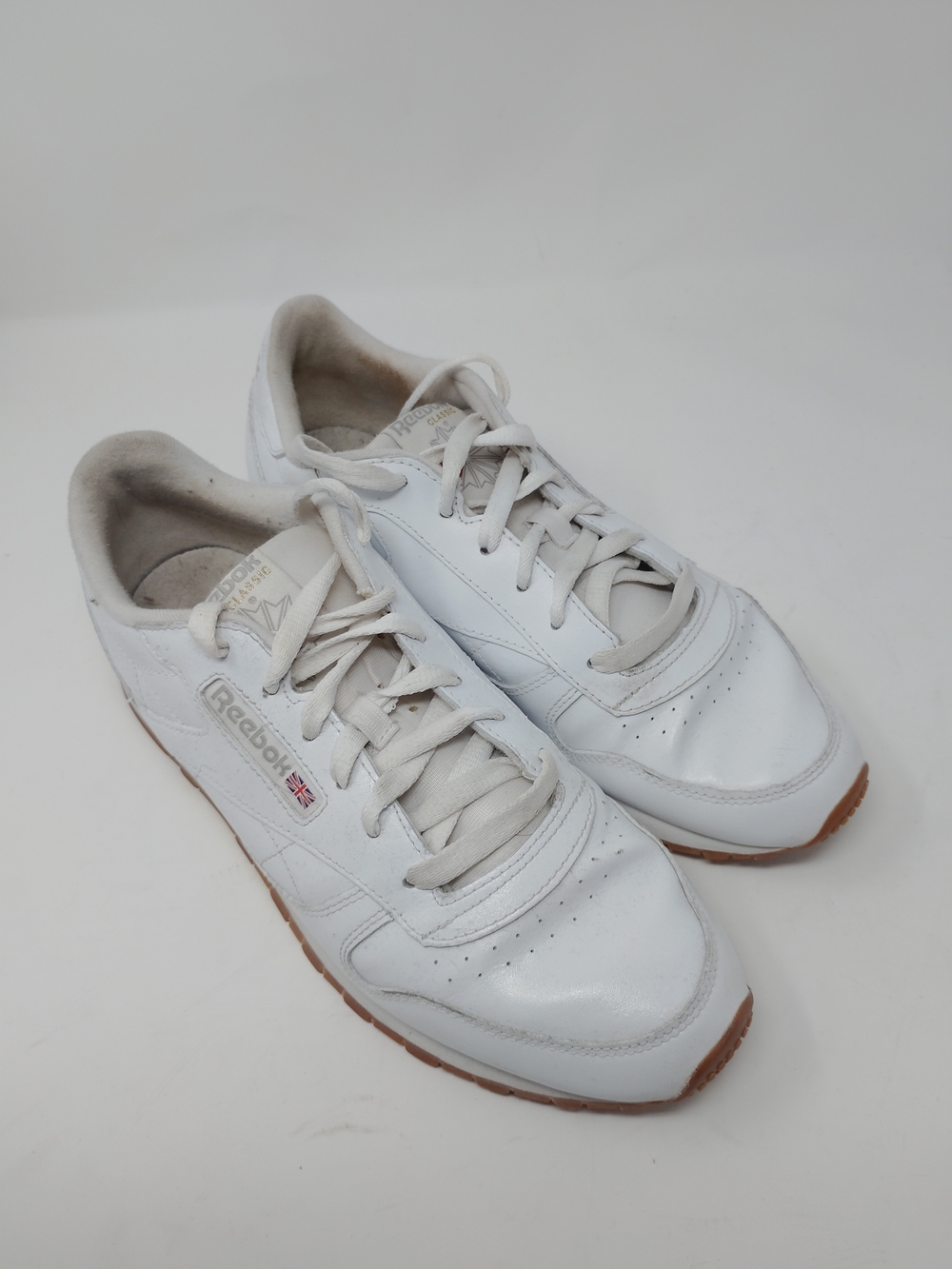 MEN'S REEBOK CLASSIC LEATHER GY0956 WHITE GUM BOTTOM SIZE 10